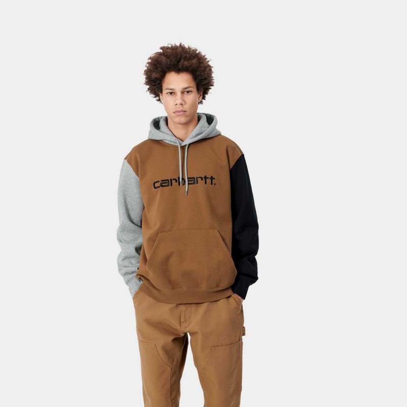 CARHARTT WIP UOMO HOODED CARHARTT WIP TRICOL SWEATSHIRT FELPA 2022 - WP